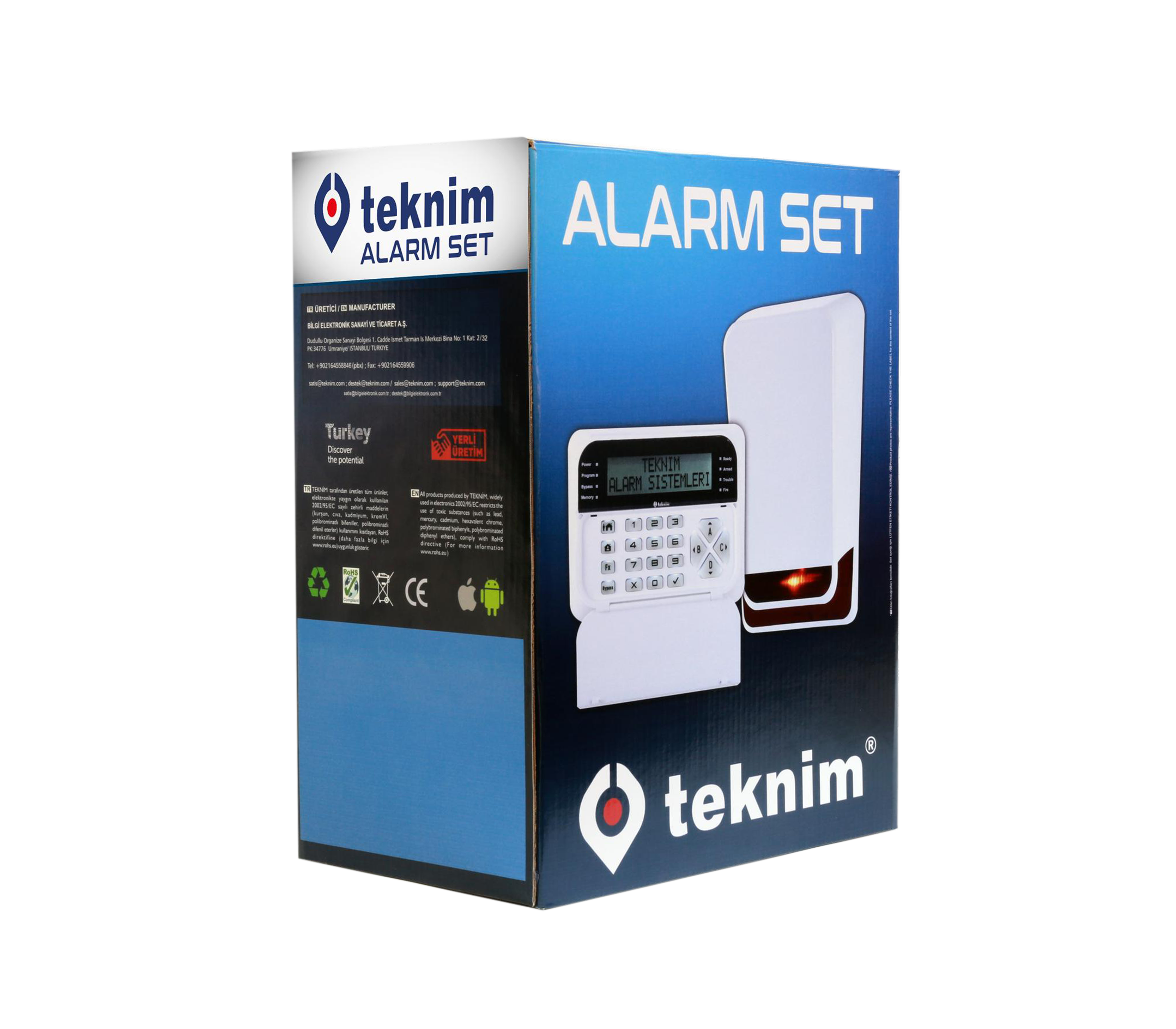 TEKNİM SET TSP-5324LCD GSM/GPRS ALARM SETİ ürün görseli