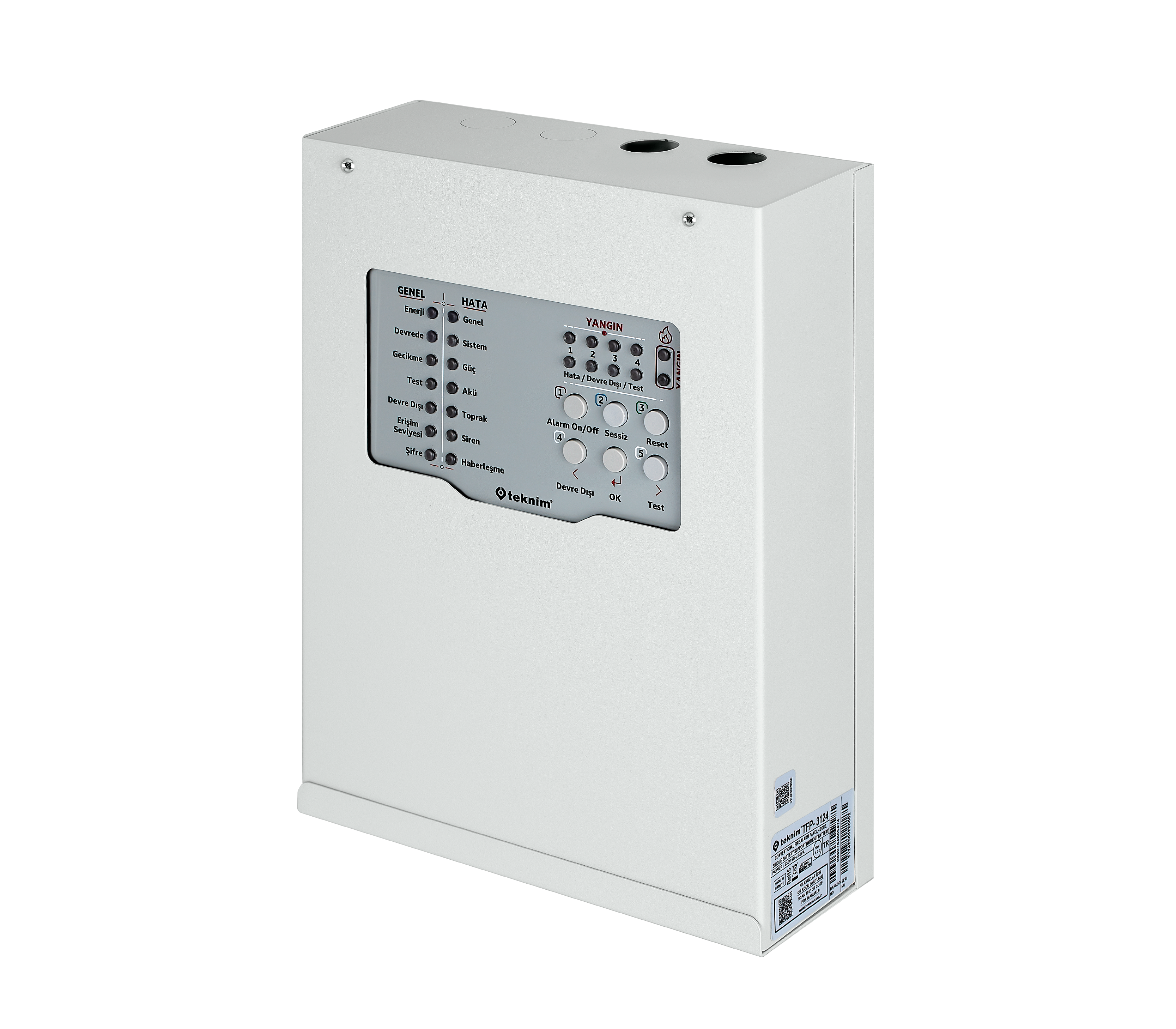 TFP-3124 4 BÖLGELİ KONV. YANGIN ALARM PANELİ ürün görseli